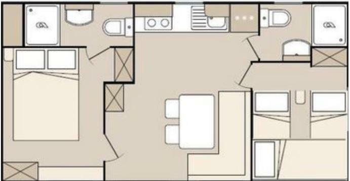 Mobile Homes Crystal ビオグラード・ナ・モル エクステリア 写真